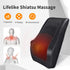 Back & Neck Massager with Heat, Shiatsu Massage Pillow for Pain Relief